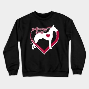 A Great Dane has Stolen my Heart Crewneck Sweatshirt